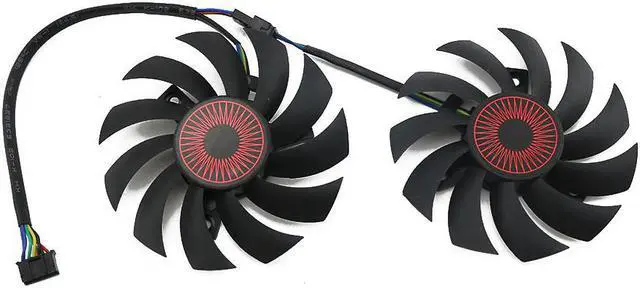 Alt view image 2 of 4 - 2PCS/lot 5Pin FD7010H12S GTX 1060 960 SI OC for ASUS GTX1060-03G GTX960 GAMING Graphics card cooling fan T128010SH