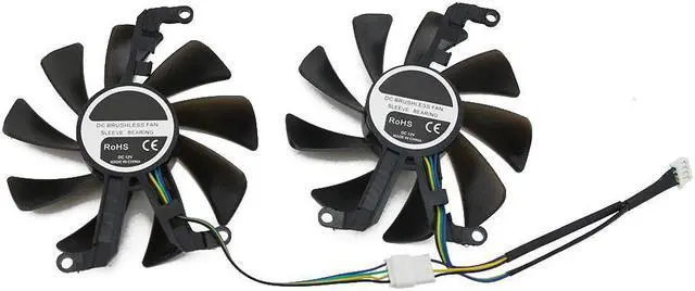 Alt view image 4 of 4 - 2pcs/Set 85MM GPU VGA Cooler TH9215S2H-PAA01 Graphics Fan For Palit GeForce RTX 3060 Dual RTX3060 Ti OC Video As Replacement
