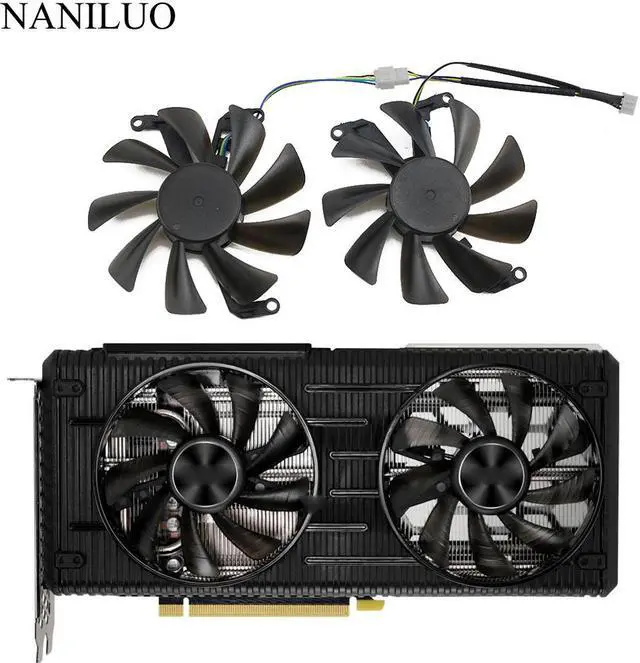 Main image of 2pcs/Set 85MM GPU VGA Cooler TH9215S2H-PAA01 Graphics Fan For Palit GeForce RTX 3060 Dual RTX3060 Ti OC Video As Replacement