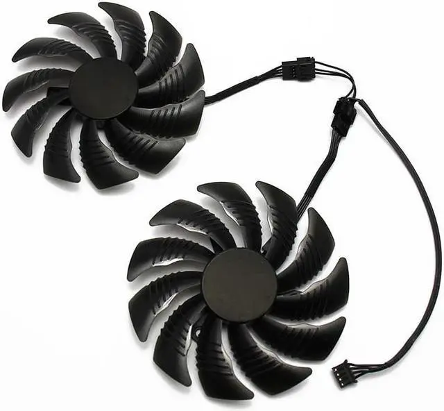 Alt view image 3 of 5 - 88MM T129215SU PLD09210S12HH 4Pin Cooling Fan For Gigabyte GTX 1050 1060 1070 960 RX 470 480 570 580 Graphics Card Cooler Fan eokCXOY