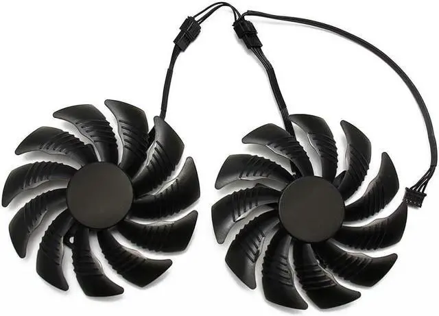 Alt view image 2 of 5 - 88MM T129215SU PLD09210S12HH 4Pin Cooling Fan For Gigabyte GTX 1050 1060 1070 960 RX 470 480 570 580 Graphics Card Cooler Fan eokCXOY