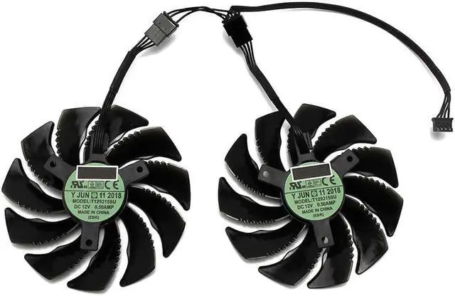 Alt view image 5 of 5 - 88MM T129215SU PLD09210S12HH 4Pin Cooling Fan For Gigabyte GTX 1050 1060 1070 960 RX 470 480 570 580 Graphics Card Cooler Fan eokCXOY