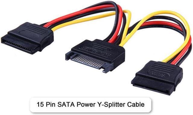 Alt view image 4 of 6 - 2.5 inch to 3.5 inch External HDD SSD Metal Mounting Kit Adapter Bracket with SATA Data Power Cables Screws