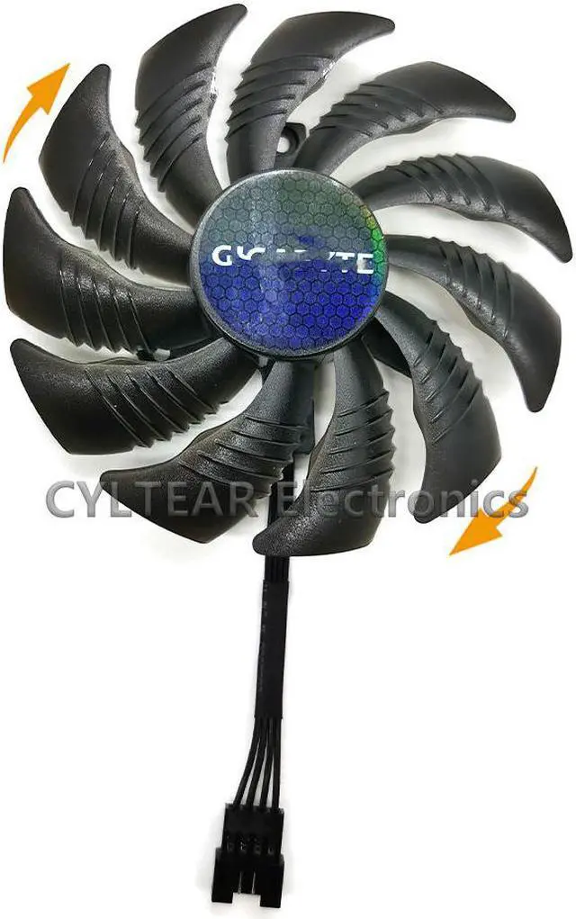 Alt view image 6 of 6 - 88MM PLD09210S12HH T129215SU 4Pin Cooler Fan For Gigabyte GeForce GTX1060 1070 GTX 1050ti GTX 960 RX570 RX470 Graphics Card