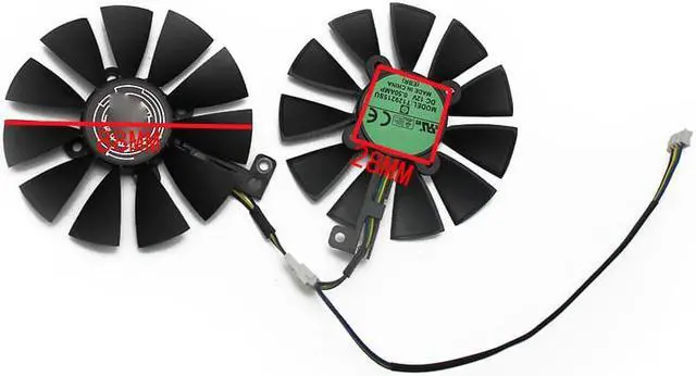 Alt view image 3 of 6 - 88MM T129215SU DC 12V 4Pin P106-100 GTX1060 GTX1070 Cooler Fan For ASUS AREZ GeForce GTX 1060 1070 GAMING OC Graphics Video Card