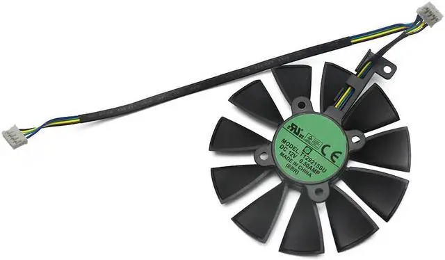 Alt view image 6 of 6 - 88MM T129215SU DC 12V 4Pin P106-100 GTX1060 GTX1070 Cooler Fan For ASUS AREZ GeForce GTX 1060 1070 GAMING OC Graphics Video Card