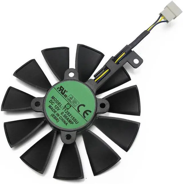 Alt view image 5 of 6 - 88MM T129215SU DC 12V 4Pin P106-100 GTX1060 GTX1070 Cooler Fan For ASUS AREZ GeForce GTX 1060 1070 GAMING OC Graphics Video Card