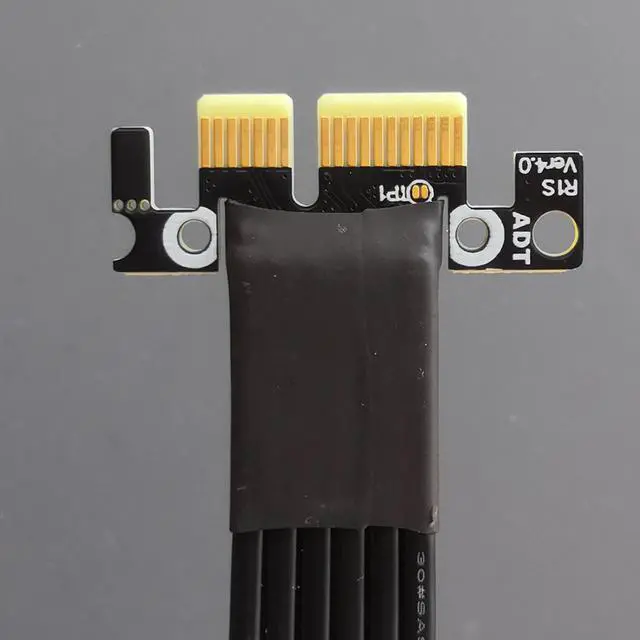 Alt view image 6 of 6 - ADT-Link RTX3090 Graphics Card Extension Cable PCIe 4.0 x16 To x1 Riser Card A/N Cards Gen4 PCI-E4 Riser Cable For BTC Miner 35cm