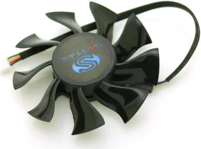 Main image of FD8015H12S 75mm VGA Fan For Sapphire HD6850 HD4860 HD5850 HD4890 Graphics Card Cooling Fan 4Pin