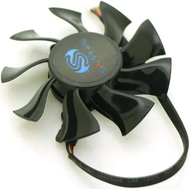 Alt view image 4 of 5 - FD8015H12S 75mm VGA Fan For Sapphire HD6850 HD4860 HD5850 HD4890 Graphics Card Cooling Fan 4Pin