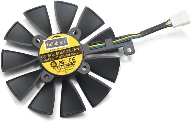 Alt view image 2 of 5 - 87MM PLD09210S12M PLD09210S12HH Cooling Fan Replace For ASUS Strix GTX 1060 OC 1070 1080 GTX 1080Ti RX 480 Graphics Card Fan