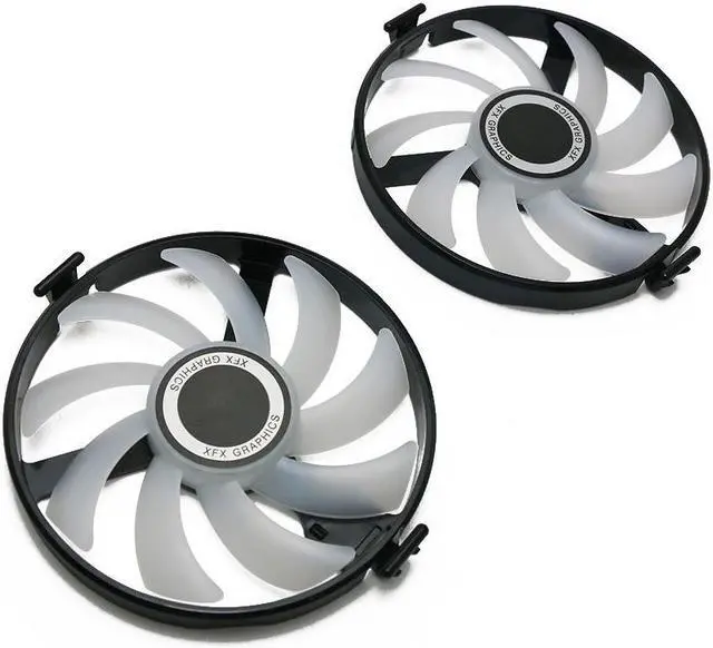 Alt view image 3 of 5 - FDC10U12S9-C Cooler Fan Replace For XFX AMD Radeon RX 470 480 580 RX580 RX480 RX470 EDITION Crimson Graphics Card Cooling Fan eokCXOY