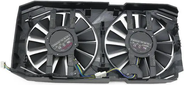 Alt view image 3 of 4 - FDC10M12D9-C 95mm RX580 Cooler Fan For ASUS Radeon RX 580 DUAL OC Gaming Video Card Cooling Fan