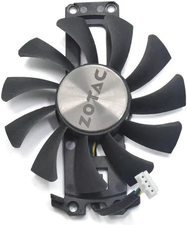 Alt view image 3 of 6 - 75mm Cooling Fan GA81S2U 12V 0.38A 75mm 4Pin Fan For ZOTAC GTX950 GTX960 GTX1060 4G PCI-EDC Graphics Card Fan