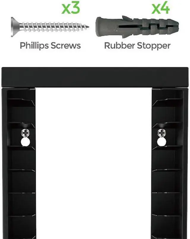 Alt view image 3 of 6 - Practical Host Disc Storage Box Bracket for Xbox Series/PS5 Game Console Supplies Game Card Box Disks Title Storage Stand Holder