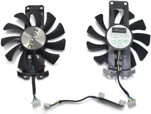 Main image of 2pcs/lot GA81S2U 12V 0.38A 75mm 4Pin Apistek Cooler Fan For ZOTAC GTX960 4G PCI-EDC Graphics Card Fan