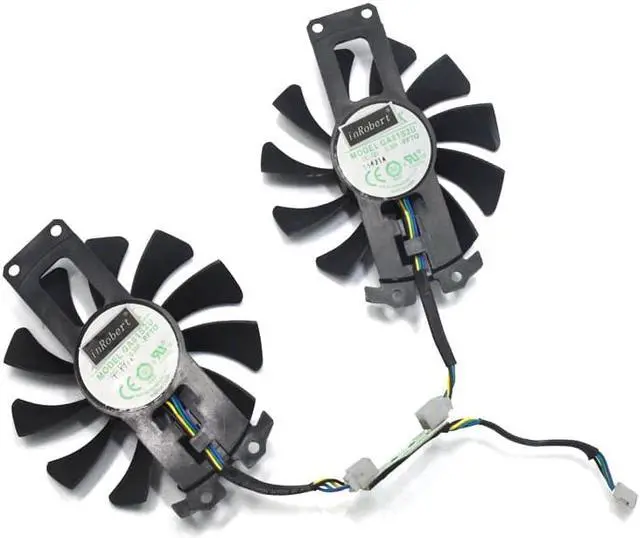 Alt view image 5 of 5 - 2pcs/lot GA81S2U 12V 0.38A 75mm 4Pin Apistek Cooler Fan For ZOTAC GTX960 4G PCI-EDC Graphics Card Fan