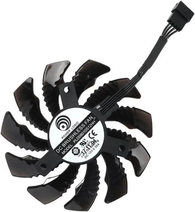 Alt view image 2 of 5 - 78MM Cooling Fan Replacement For Gigabyte GeForce RTX 3060 3070 Gaming RTX 3060Ti 3070Ti Ti Eagle Graphics Video Card Cooler