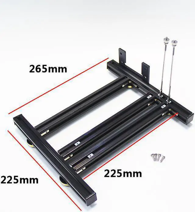 Alt view image 6 of 6 - DIY external graphics card base Graphics card holder with power base for ATX SFX PSU aluminum frame support ADT R43SG/R43SG-TU