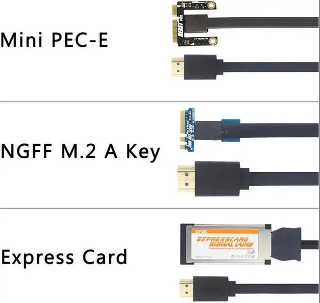 Alt view image 3 of 7 - EXP GDC Notebook External PCI-E Discrete Graphics Beast Series External Laptop Docking Station (Expresscard)
