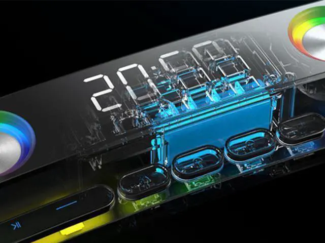 Alt view image 7 of 7 - Bluetooth Speaker Wireless Game Speaker soundbar USB 3D Stereo Subwoofer AUX FM Home Clock Indoor Bluetooth Sound Bar Computer Loudspeaker 3600mAh RGB PC Gaming Speaker with Wireless Bluetooth