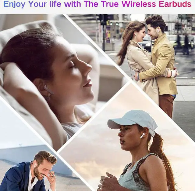 Alt view image 6 of 7 - Wireless Earphones, Bluetooth In Ear Headphones Soicear Wireless Bluetooth 5.0 Earbuds Wireless Headphones With Mic/Touch Control/Charging Case