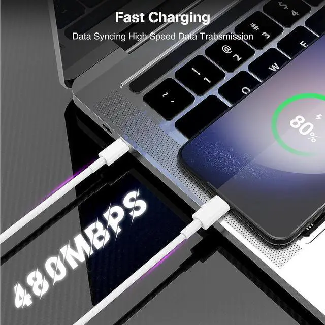 Alt view image 4 of 7 - [4 Pack] USB C to USB C Charging Cable 100W 3.3FT / 1M, USB Type C to Type C PD Cable, USB C Fast Charger Cord Compatible for i-P-h-o-n-e 15/15 Pro/15 Plus/15 Pro Max S22 i-P-ad M-a-c-B-o-o-k