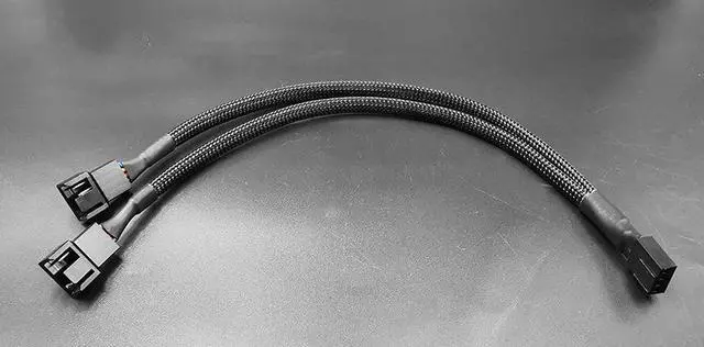 Alt view image 2 of 4 - 10.6" 4Pin/3Pin Computer Case Fan Power Splitter Cable Extension cable For Desktop PC Motherboard PWM Chassis Fan - F/M Female to Male