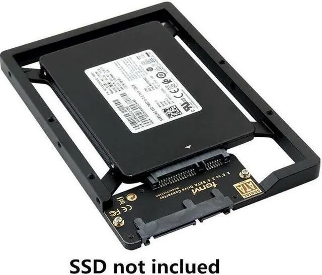 Alt view image 4 of 7 - 2.5'' SSD & SATA Hard Drive to Desktop 3.5'' SATA Bay Converter Adapter Mounting Kit