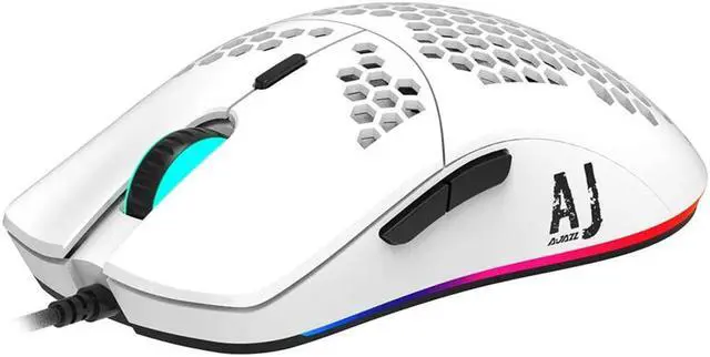 Alt view image 7 of 7 - 69G USB Wired Gaming Mouse with Lightweight Shell - RGB Chroma LED Light - Programmable 7 Buttons - Pixart 3338 16000 DPI Optical Sensor