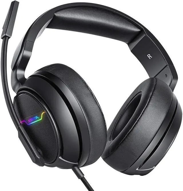 Main image of Xbox one Headset, PS4 Headset, Gaming Headphones, 3.5mm Surround Stereo Gaming Headsets with Mic Soft Memory Earmuffs for PC, Laptop, Video Game with Flexible Microphone Volume Control