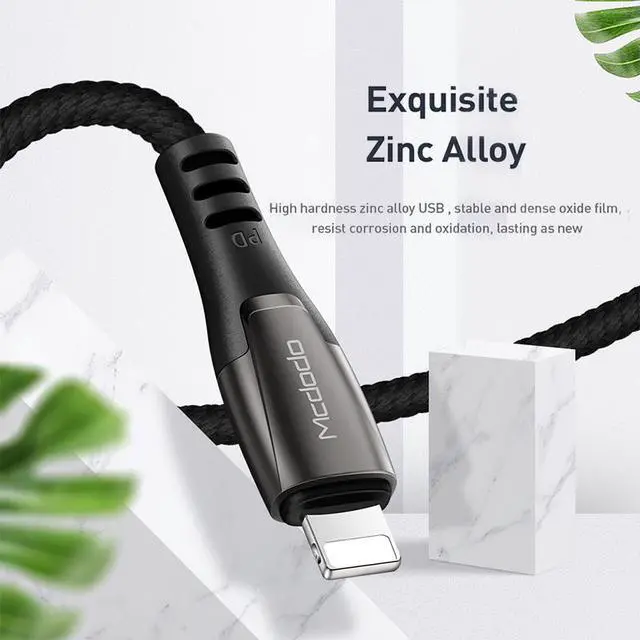 Alt view image 5 of 7 - [ Type C to Phone 11 Pro Max/11 ] Power Off/On LED Smart Auto Disconnect 18W PD Fast Charge Cord Nylon Braided Sync Charge USB Data 6FT Cable Compatible New Phone List Below (Black, 4FT/1.2M)