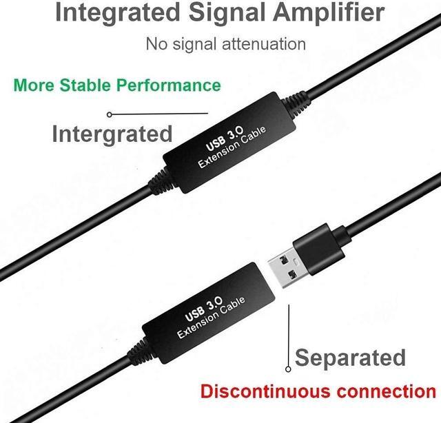 Alt view image 5 of 7 - USB A 3.0 to USB C Type C Quest Link Cable 16ft, Oculus Link Cable with Signal Booster, Streaming VR Game & Fast Charging USB C Cable Compatible for Oculus Quest1/Quest2 Headset and Gaming PC