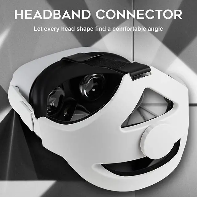 Alt view image 2 of 7 - Adjustable Headband Compatible for Oculus Quest 2 with Head Cushion, Replacement for Elite Strap Comfortable Protective Head Strap Reduce Pressure