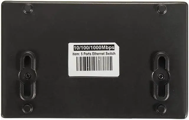 Alt view image 7 of 7 - 5-Port Gigabit Network Ethernet Switch 10/100/1000Mbps RJ45 Ports (Auto MDI/MDIX) Plug and Play Power Saving Desktop Switch