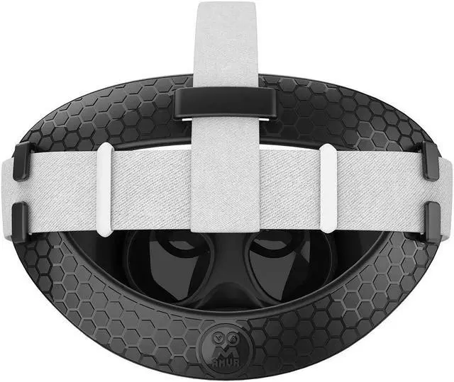 Alt view image 7 of 7 - Head Back Padding, Gravity Pressure Balance Cushion Comfortable Soft TPU Pad Accessories for Oculus Quest 2 Headset (Black) eokCXOY