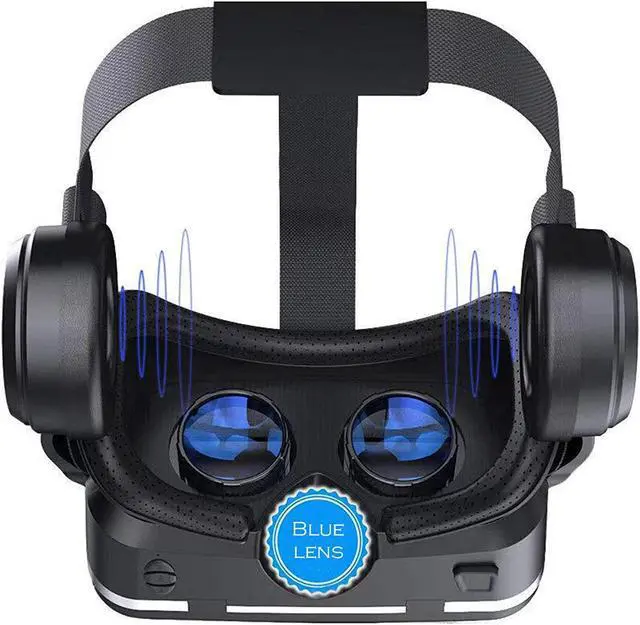 Alt view image 3 of 7 - VR SHINECON Original 6.0 VR Headset Version Virtual Reality Glasses Stereo Headphones 3D Glasses Headset Helmets Support 4.7-6.53 inch Large Screen Smartphone (with Controller)
