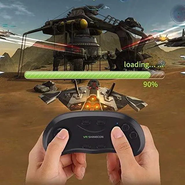 Alt view image 5 of 7 - VR SHINECON Original 6.0 VR Headset Version Virtual Reality Glasses Stereo Headphones 3D Glasses Headset Helmets Support 4.7-6.53 inch Large Screen Smartphone (with Controller)