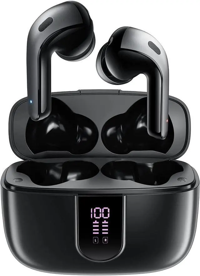 Main image of Ture Wireless Earbuds  Bluetooth Headphones with Microphone and Touch Control  Ultra-Light and Ergonomic Wireless Bluetooth Earbuds  40 Hours Playtime  IPX5 Waterproof Wireless Earphones