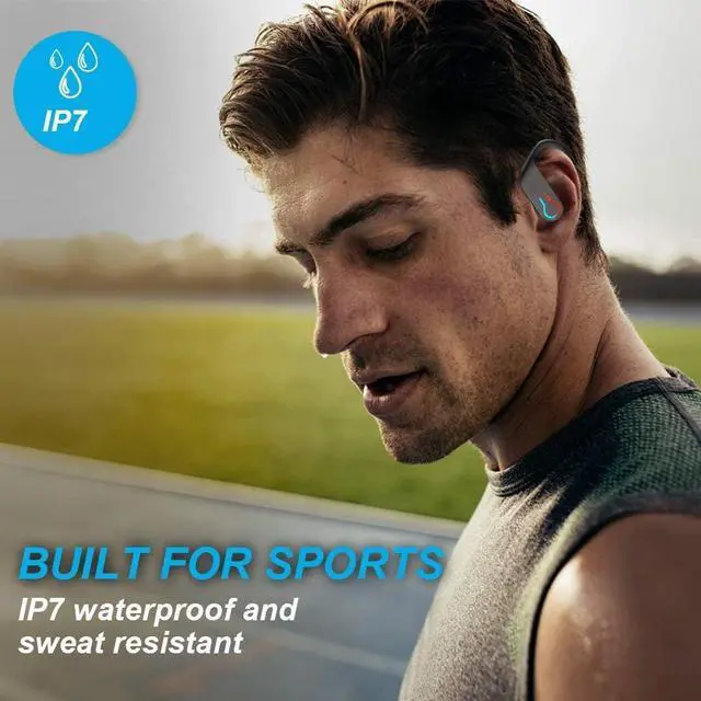 Alt view image 6 of 7 - Ture Wireless Earbuds, Bluetooth 5.1 Sport Headphones with Charging Case, 10Hours Single Playtime Earhooks Headset, Wireless Earphone 6D Stereo HiFi Sound Noise Cancelling for Working/Travel/Gym