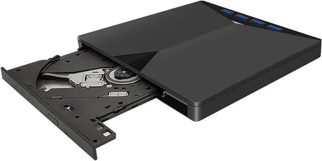 Alt view image 7 of 7 - 7-in-1 External CD DVD Drive for Laptop, USB 3.0 Type C CD DVD Player Portable CD/DVD Burner, CD ROM External DVD Optical Drive for Laptop Compatible with Laptop Desktop PC Windows Linux Mac OS
