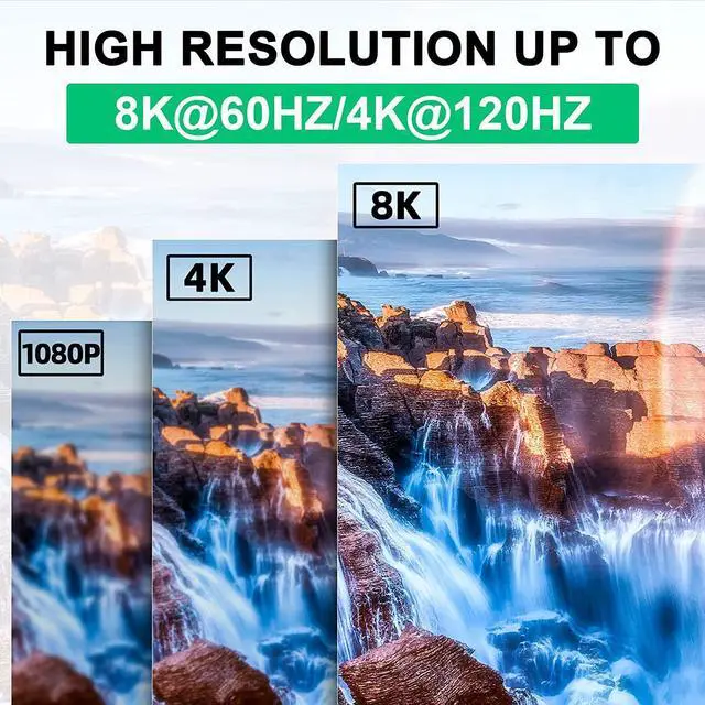 Alt view image 4 of 7 - USB C Switch, Bi-Directional USB-C Switcher 2 Computers, USB Type C KVM Switch 8K @60Hz 4K@120Hz Video/10Gbps Data Transfer/100W Charging,Compatible with Thunderbolt Device (Black)