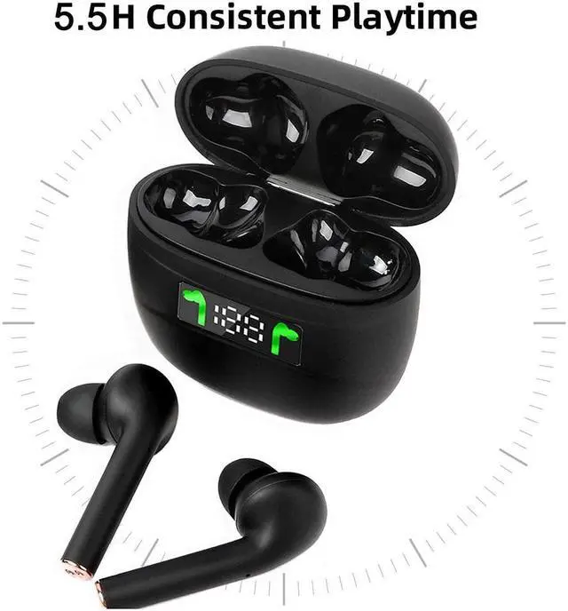 Alt view image 5 of 7 - Wireless Headphones, Wireless Headphones Bluetooth 5.0 IPX6 Sweatproof Noise Cancelling Headphone Built-in Mic Headset for Sports True Wireless Earbuds, Wireless Earphone Bluetooth for iPhone &Android