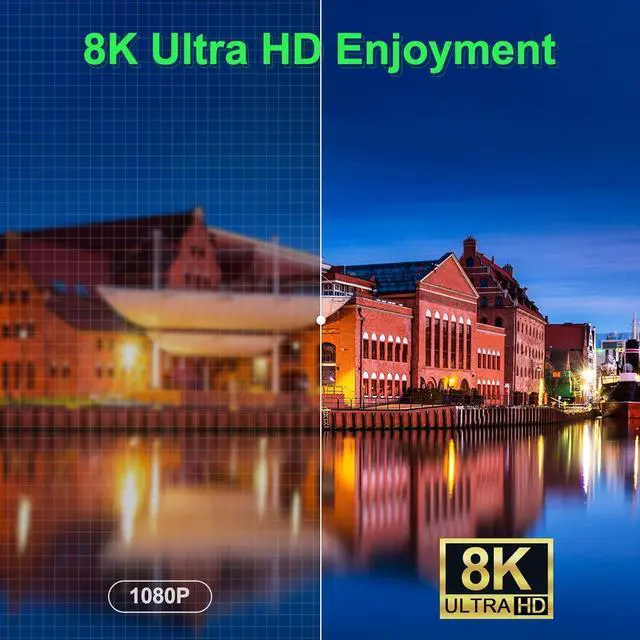 Alt view image 3 of 7 - KVM Switch 3 Monitors 2 Computers 8K@60Hz 4K@144Hz, 2 Displayport + HDMI USB 3.0 KVM Switch Triple Monitor with 4 USB 3.0 Port for Keyboard Mouse, Wired Remote,Power Adapter and 5 Cables Included 8iop