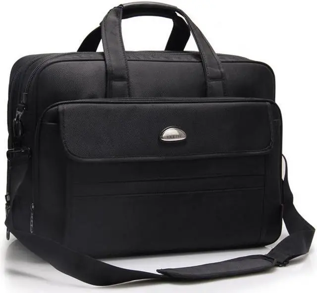 Main image of 17.1" Men's Business Bags Brifecase Water-Repellent Expandable Extra Large Capacity Fit for 17 Inch Laptop / Notebook / MacBook / Ultrabook / Chromebook Computers (Black)