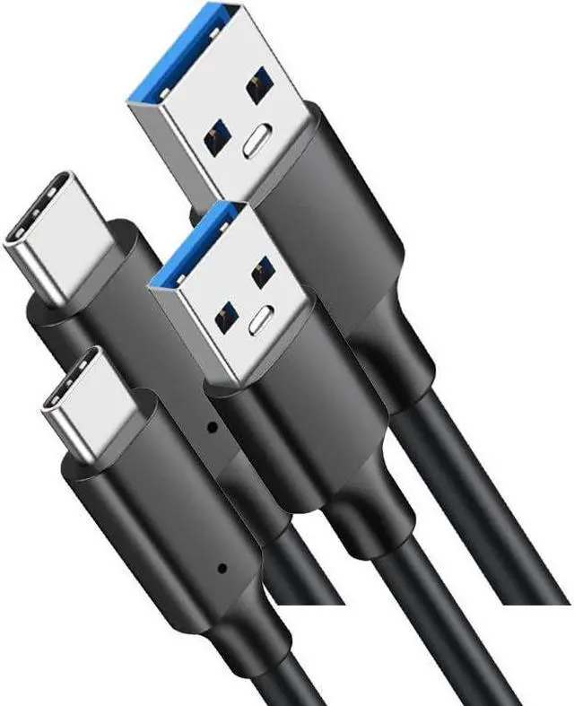 Alt view image 7 of 7 - [2 PACK, 3.3FT/1M] USB 3.2 Type A to USB-C Cable 10Gbps, USB 3.2 Gen 2 Type C Data Cable, 3A 60W QC 3.0 Fast Charging Cable, USB C 3.1/3.2 Cable for Android S21/S20/S10/Note 20 and Other Type-C Device