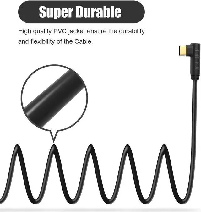 Alt view image 6 of 7 - Compatible with Oculus Quest 2 VR Headset Link Cable (16.4FT/5M), Suitable for Oculus Quest 1/Quest 2 / VR Headset Cable Compatible for Gaming PC and Type C Charger