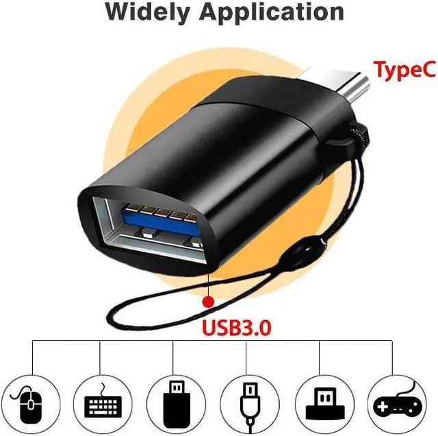 Alt view image 3 of 7 - USB C Adapter 3Pack, USB C to USB Adapter,USB A to C Adapter, USB-C Male to USB 3.0 Female Adapter for MacBook Pro 2022/2021 iPad Pro 2020,Samsung Notebook 9,Microsoft Surface,Dell XPS etc
