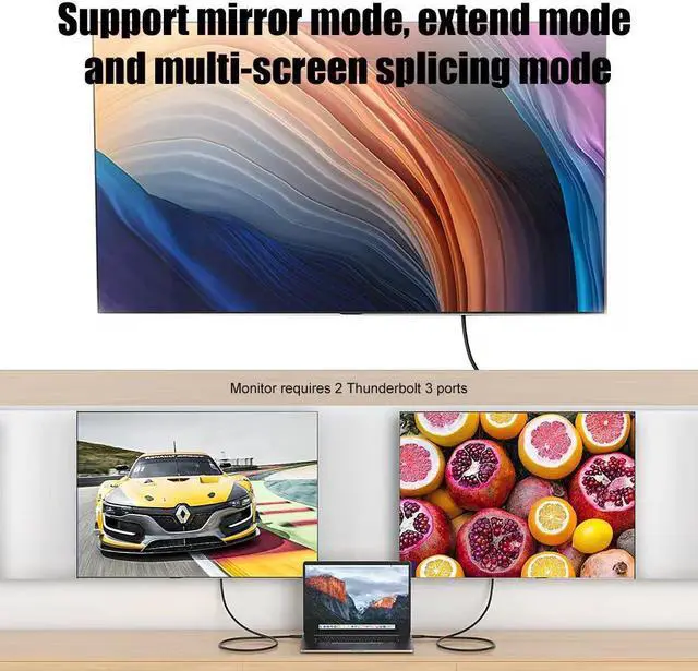 Alt view image 7 of 7 - Gen3 40Gbps USB 4.0 Type C to C 240W Fast Charging Cable 6FT, 240W Type C To USB C Fast Charging Cables 48V 5A USB4 PD3.1 QC5.0 Full Function Thunderbolt 3/4 40Gbps 8K 60Hz Video Data Cable