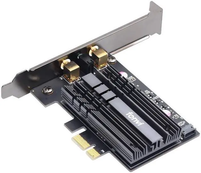 Alt view image 5 of 7 - AX3000T WiFi 6 Desktop PCIe WiFi Card Intel AX200 wifi 6 AX200NGW Chipset 2.4G/5GHz 802.11AC/AX 3000Mbps wifi Bluetooth 5.1 Wireless Adapter for Windows 10 64bit support MU-MIMO Ultra-Low Latency